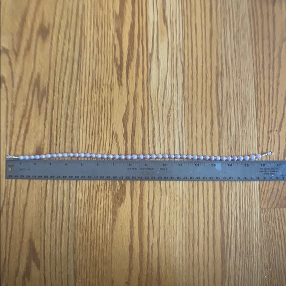 AAA Natural Lavender Cultured Pearl Necklace - 925 Sterling Silver - Picture 10 of 10